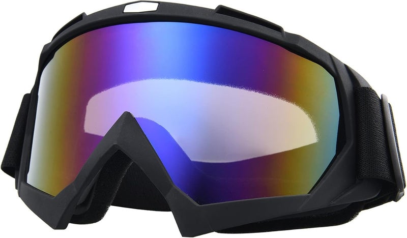 CROSSBODY Motorcycle Helmet Riding Goggles Glasses with Removable Face Mask,Vintage Bullet Fight Motocross,Paintball Mask Anti Fog,Tactical Full Face Mask Ski Mask Goggles Detachable Adjustable - Image 2